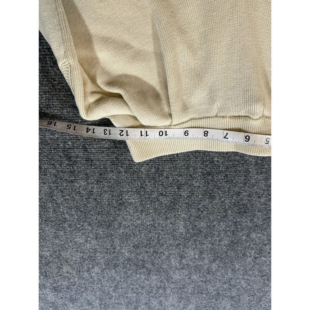 Free People FP Beach Freya Women's S Ivory Knit Linen Blend Pleated Harem Pants